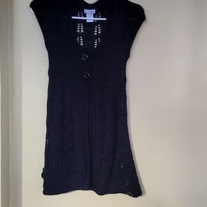 La Cite Paris Sleeveless long shrug